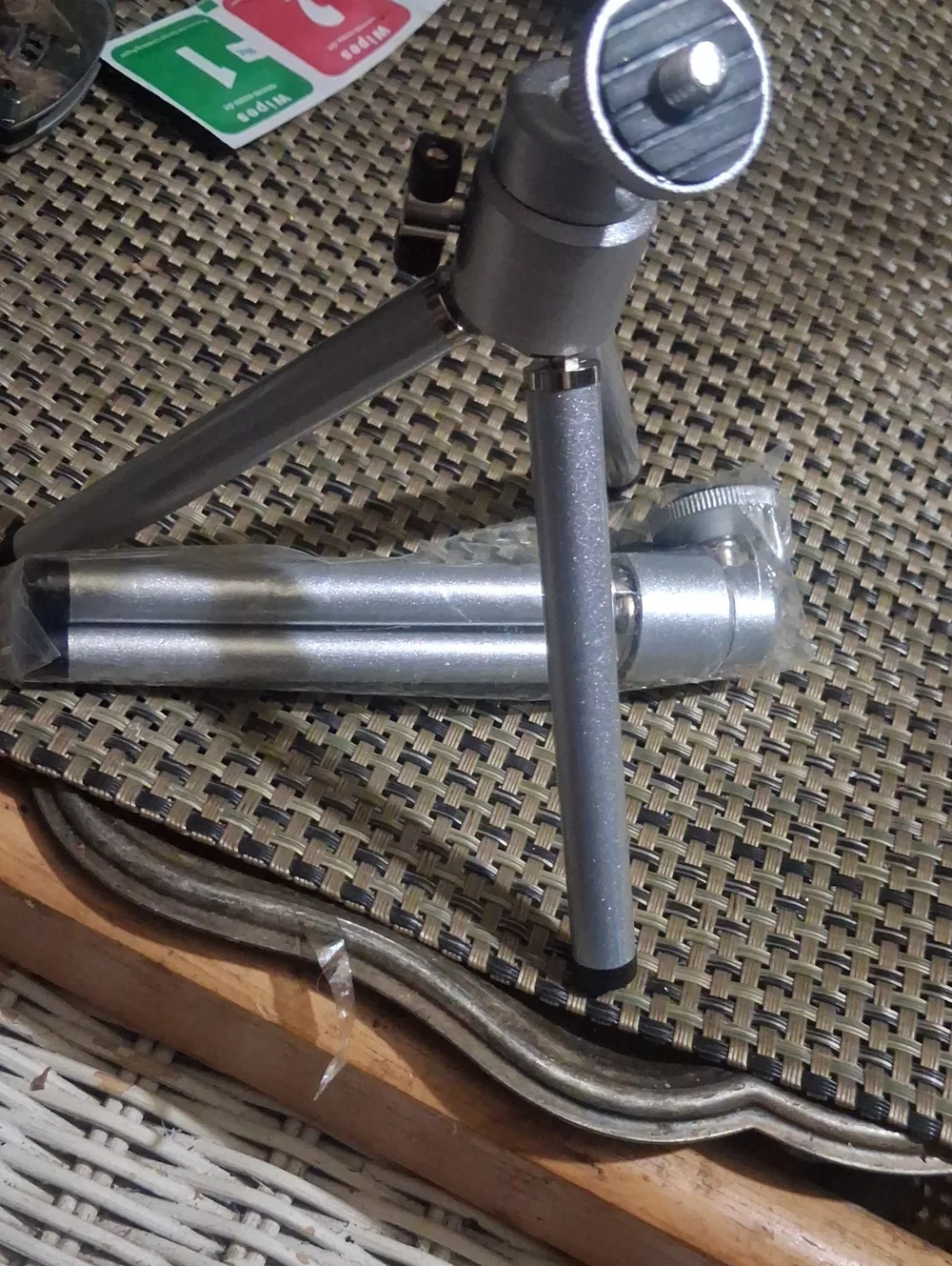 Compact Silver Mini Tripods